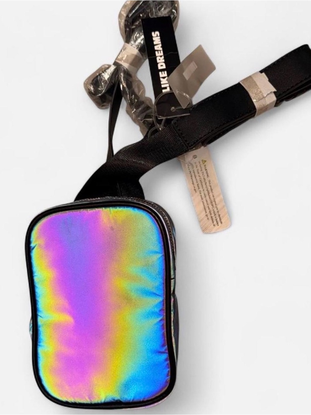 Iridescent Rainbow Crossbody Bag - Women’s Holographic Crossbody